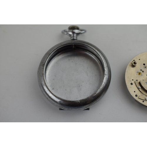 376 - An Elgin Timer vintage pocket watch, complete project ready for assembly.