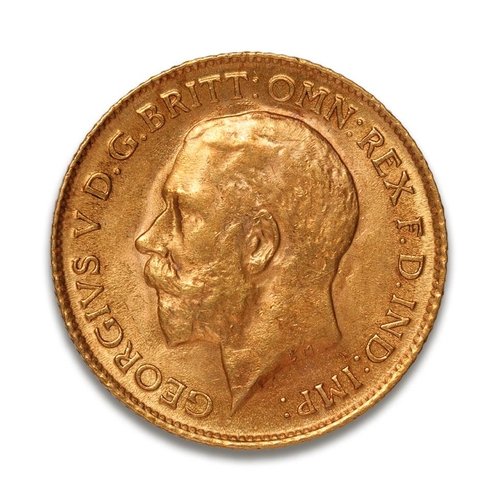 101 - HALF Sovereign gold coin 1914, George V.