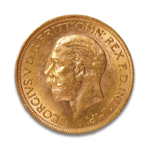 114 - Full sovereign gold coin 1931, with mint mark for South Africa.