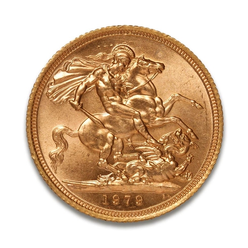 129 - FULL gold sovereign coin 1979