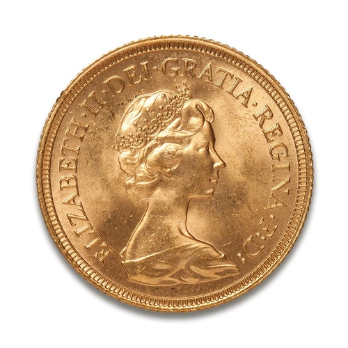 130 - FULL gold sovereign coin 1981