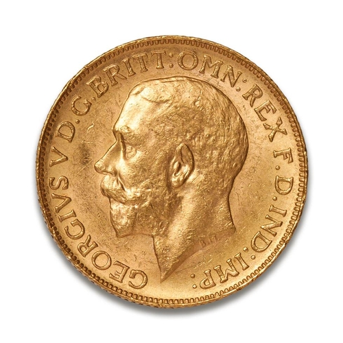 138 - FULL Sovereign gold coin 1918 George V, Mint mark C for Canada