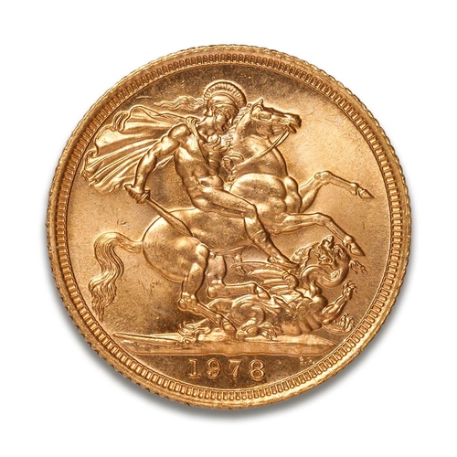 142 - FULL gold sovereign coin 1978