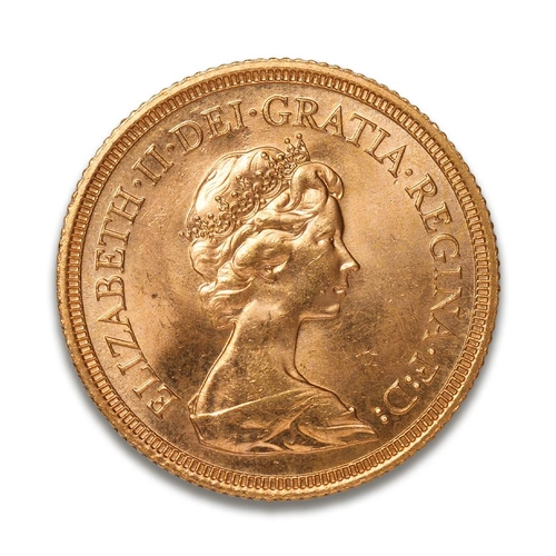 143 - FULL gold sovereign coin 1976