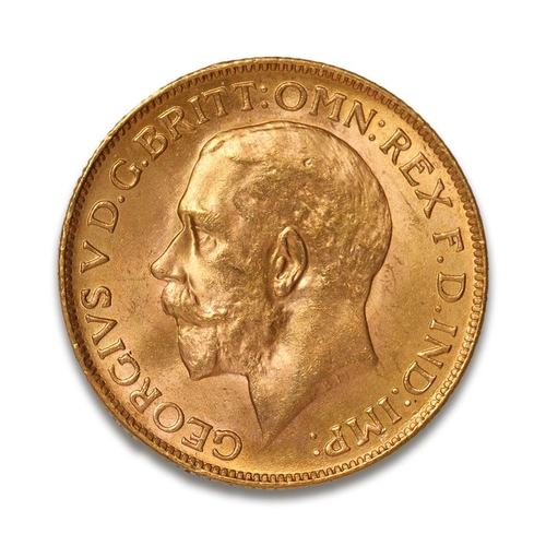 73 - FULL Sovereign gold coin 1928 George V, Mint mark SA for South Africa