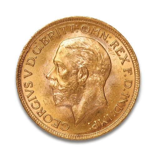 74 - FULL Sovereign gold coin 1931 George V, Mint mark SA for South Africa