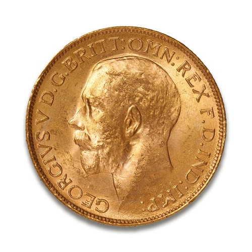 75 - FULL Sovereign gold coin 1927 George V, Mint mark SA for South Africa