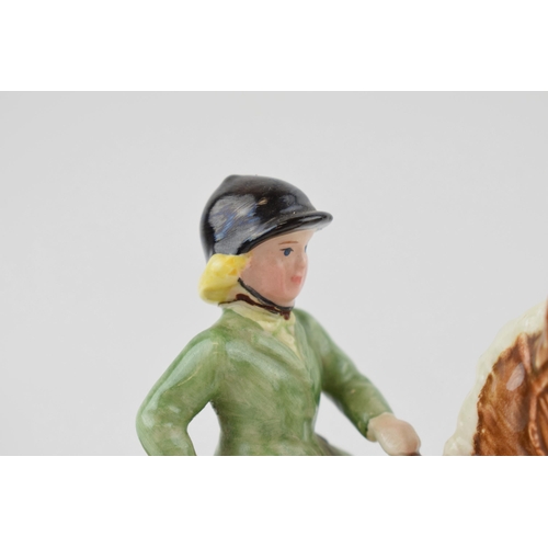 122 - Beswick Girl on Pony 1499 (head re-stuck).