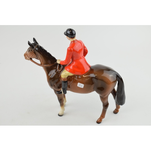 164 - Beswick Huntsman on Brown horse 1501 (restored).