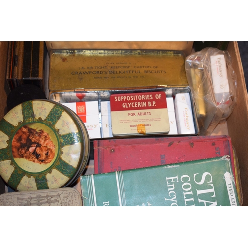 299 - A good collection of vintage stamps, cigarette cards, cigarette packets, tins and other ephemera. (Q... 