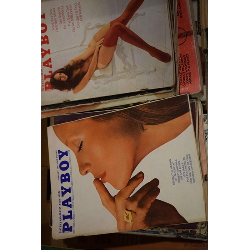 591 - A collection of Playboy Magazines. 48 editions in sequential runs from 1970, 1971, 1972 and 1973. (4... 