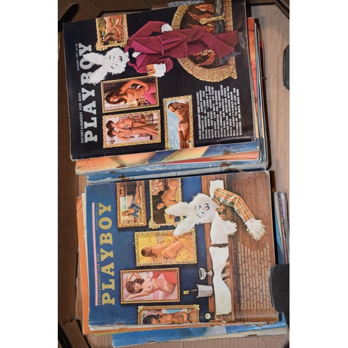 591 - A collection of Playboy Magazines. 48 editions in sequential runs from 1970, 1971, 1972 and 1973. (4... 