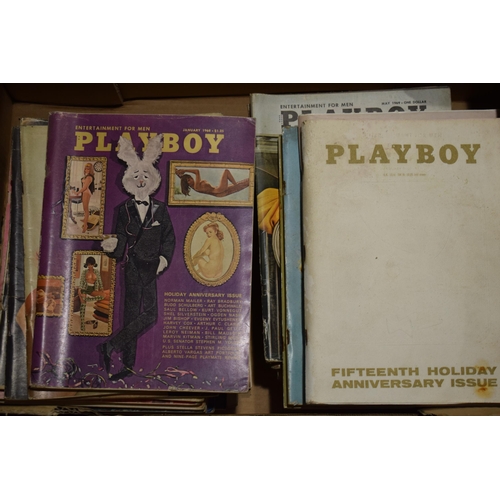 592 - A collection of Playboy Magazines. 48 editions in sequential runs from 1967, 1968, 1969 and 1976. (4... 