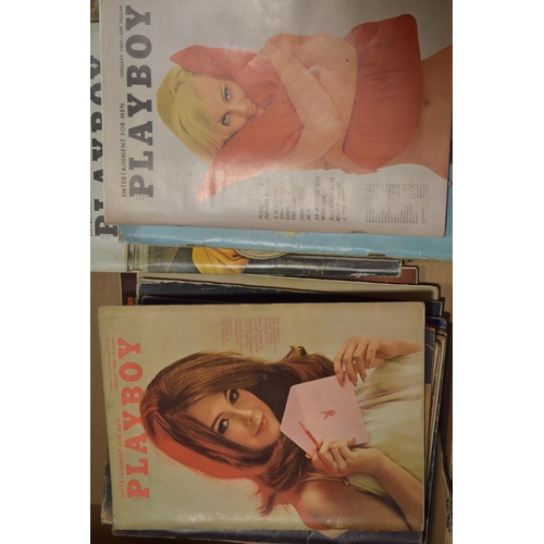 592 - A collection of Playboy Magazines. 48 editions in sequential runs from 1967, 1968, 1969 and 1976. (4... 