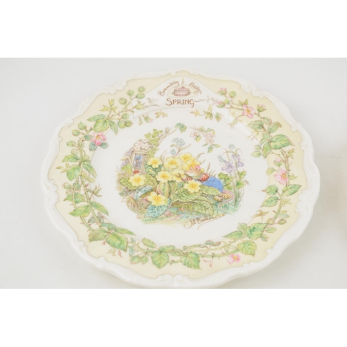 176 - A set of Royal Doulton Brambly Hedge Seasons plates to include Spring, Summer, Winter and Autumn (4)... 