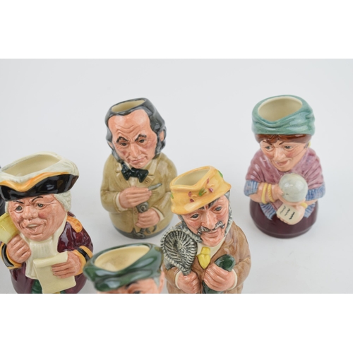 199 - Royal Doulton Doultonville toby jugs to include Major Green the Golfer, Mrs Loan the Librarian, Mr P... 