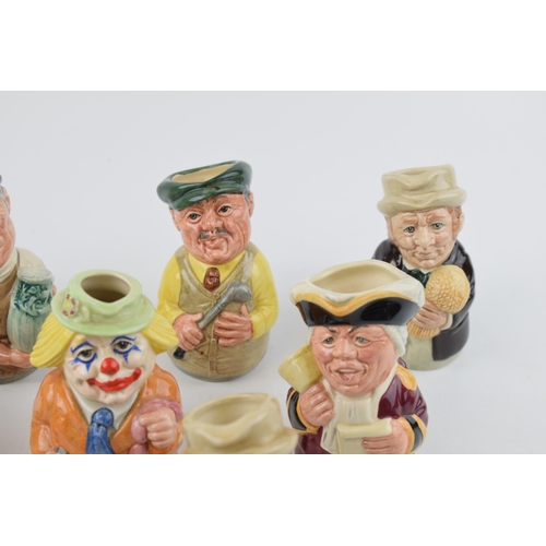 200 - Royal Doulton Doultonville toby jugs to include Charlie Cheer the Clown, Miss Studious the Schoolmis... 