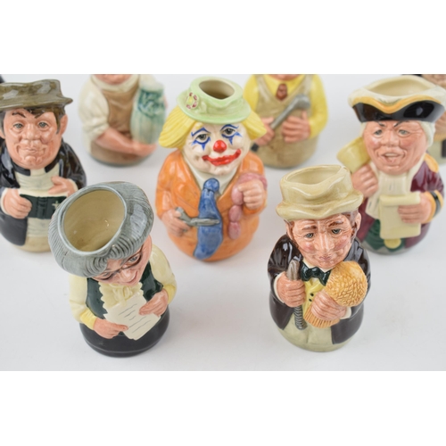 200 - Royal Doulton Doultonville toby jugs to include Charlie Cheer the Clown, Miss Studious the Schoolmis... 