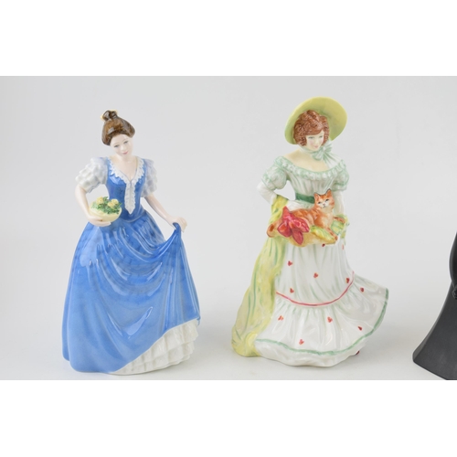 215 - Royal Doulton figures to include Jane, Helen and Mother and Daughter (3).