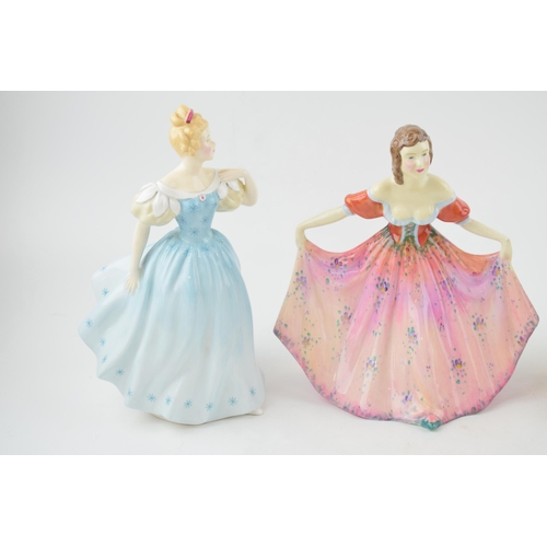 232 - Royal Doulton figures to include Elegance and Enchantment together with Paragon figure Kathlyn (3).