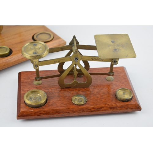 429 - Two set of Post Office scales with weights, Made in England  height 10cm (2)