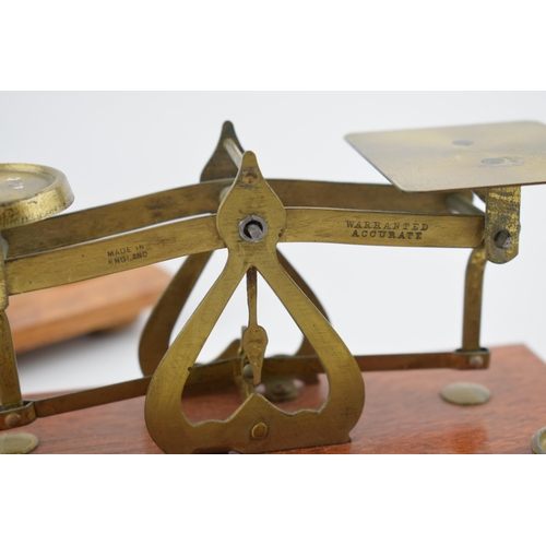 429 - Two set of Post Office scales with weights, Made in England  height 10cm (2)