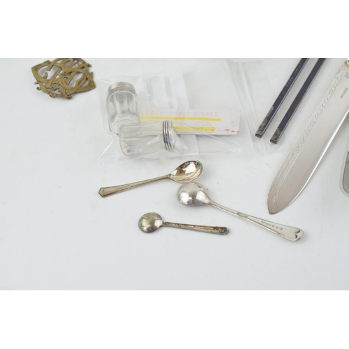 449 - A collection of mixed items to include a silver fob hallmarked Birmingham (date letter rubbed) toget... 