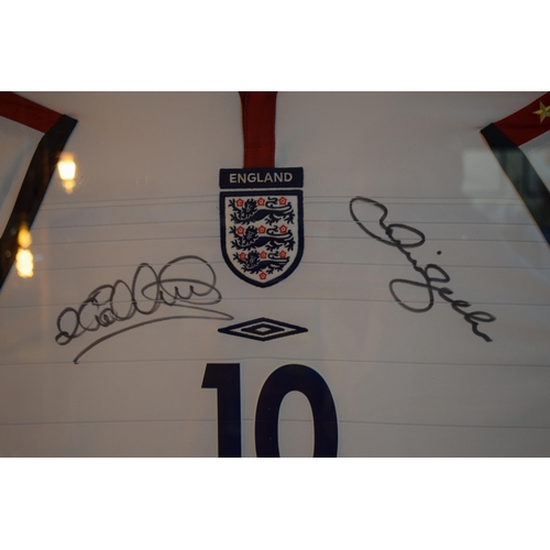 482 - A signed England football shirt 