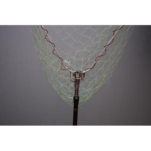 483 - Contemporary fishing scoop net by Greys of Alnwick. Lightweight foldable and extendable.