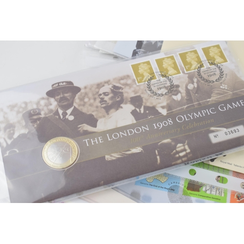 493 - A collection of First Day Covers, each with a current £2 coin, to include 60th Anniversary of the 2n... 