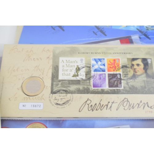 493 - A collection of First Day Covers, each with a current £2 coin, to include 60th Anniversary of the 2n... 