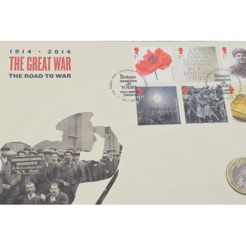 493 - A collection of First Day Covers, each with a current £2 coin, to include 60th Anniversary of the 2n... 