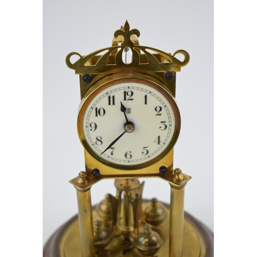 508 - Early 20th century Anniversary Clock. Height 30cm.