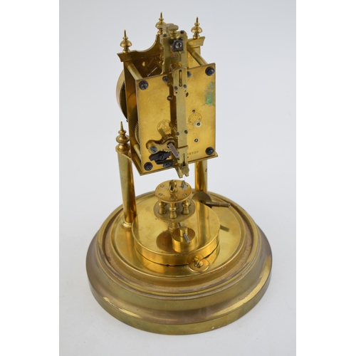 509 - Early 20th century Anniversary Clock. Height 30cm, Gustav Becker.