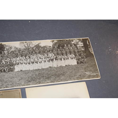 558 - A large and clear panoramic photo of the 4th London General Hospital RAMC unit 1916, superb clarity ... 