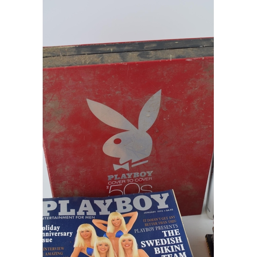 600 - A collection of Playboy Magazines. 24 editions in sequential runs from 1992, 1997, together with two... 