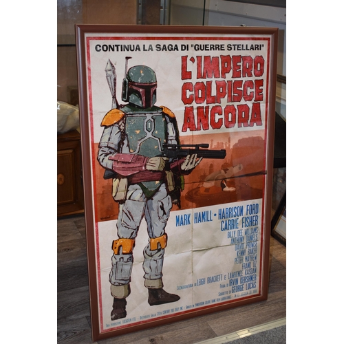 611 - Anderson. Print of Star Wars Spaghetti Western Poster. Limited edition 22/50. Artwork in the style o... 