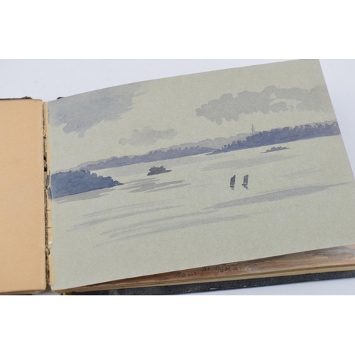 615 - 'A Record of Happy Days' Sketches in the Neighbourhood of Servan. A water colour sketch book dating ... 