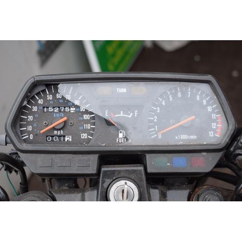 420 - Kawasaki EX305 - B5. 305cc E registration. 1987. Rare belt drive motorcycle. No current V5 certifica... 