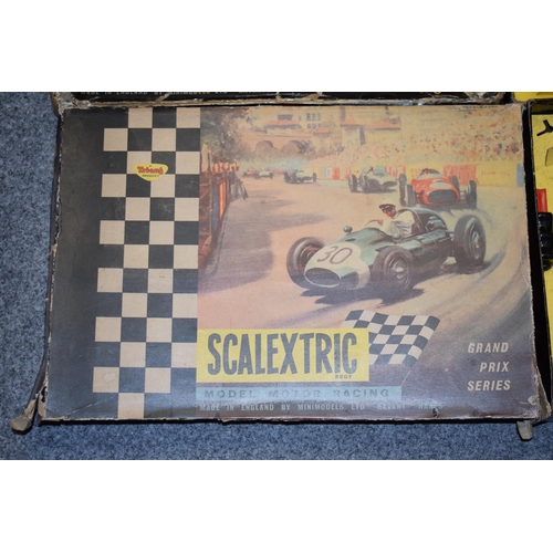 650 - A collection of vintage Scalextric sets to include boxed 'Model Motor Racing' with track and accesso... 