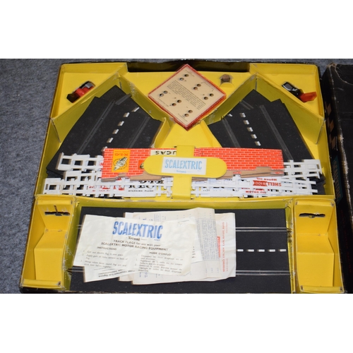 651 - A collection of vintage Scalextric sets to include boxed 'Model Motor Racing' with track and accesso... 