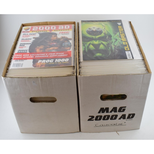 661 - A good quantity of 2000 AD comics. Includes a complete run from 16/02/00 Prof 1180 through to 26/02/... 