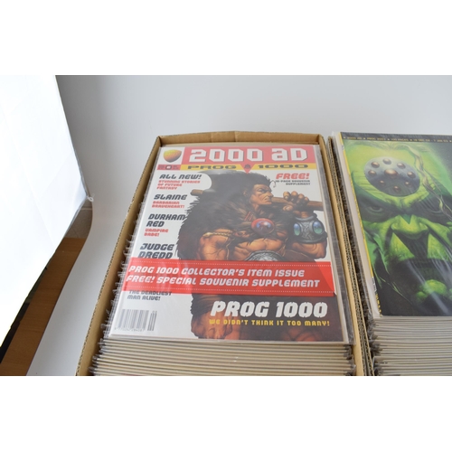 661 - A good quantity of 2000 AD comics. Includes a complete run from 16/02/00 Prof 1180 through to 26/02/... 