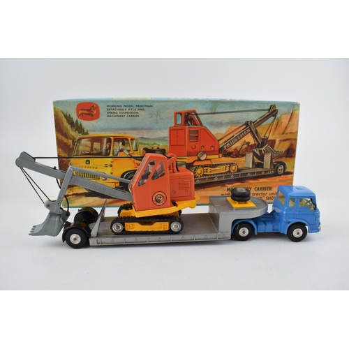 670 - Boxed Corgi Major Toys Gift Set No 27 Bedford Machinery Carrier with Priestman Shovel, 1128 Priestma... 