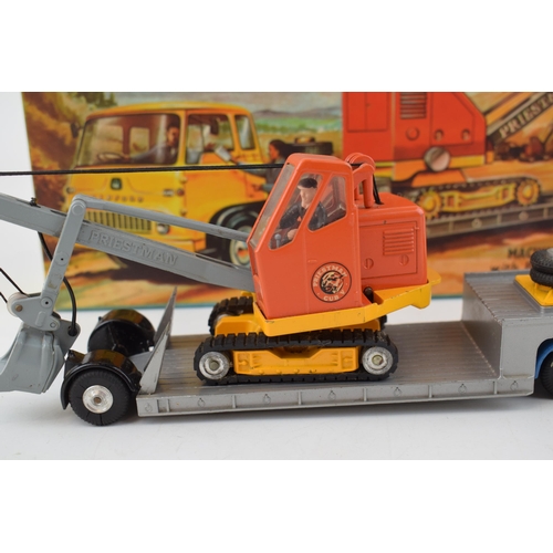 670 - Boxed Corgi Major Toys Gift Set No 27 Bedford Machinery Carrier with Priestman Shovel, 1128 Priestma... 