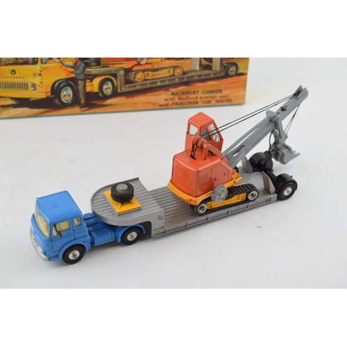 670 - Boxed Corgi Major Toys Gift Set No 27 Bedford Machinery Carrier with Priestman Shovel, 1128 Priestma... 