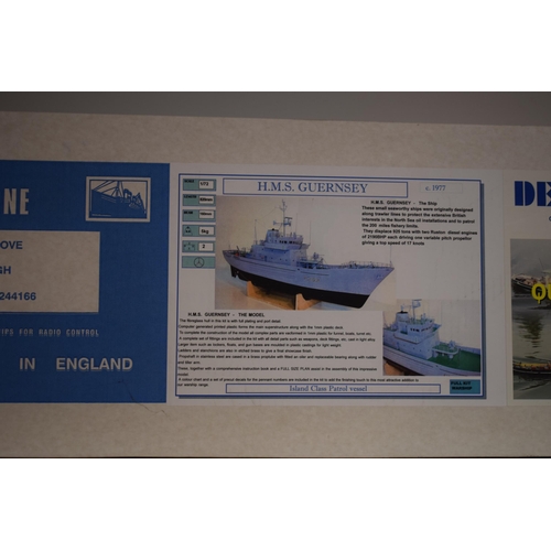 683 - Dean's Marine Model Boat Kit for Radio Control 'H.M.S GUERNSEY' Made in England. Island Class Patrol... 