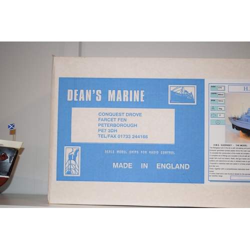 683 - Dean's Marine Model Boat Kit for Radio Control 'H.M.S GUERNSEY' Made in England. Island Class Patrol... 