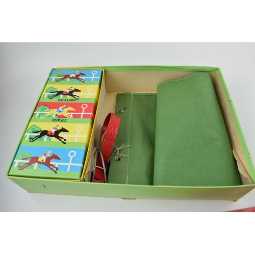 688 - Boxed vintage Chad Valley Escalado G11 horse racing game. Made in England.