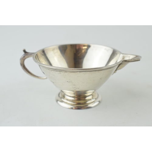 368 - Silver Art Deco jug, Sheffield 1927, 94.6 grams.